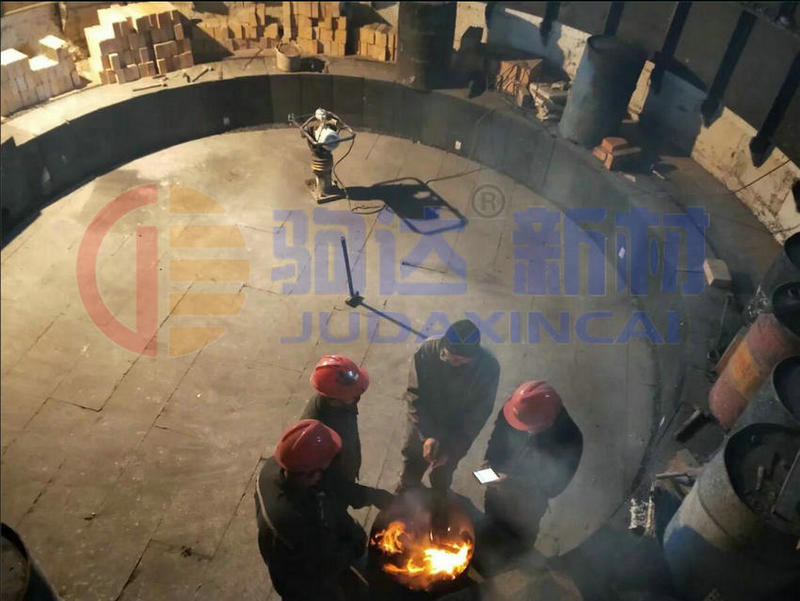 硅鐵爐耐火材料施工